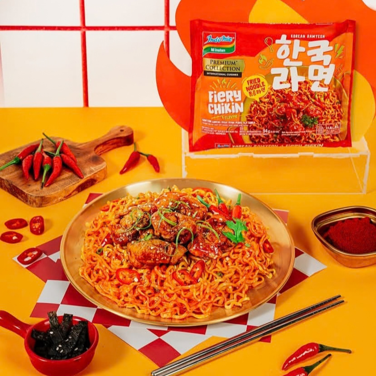Indomie Fiery Chicken Ramen