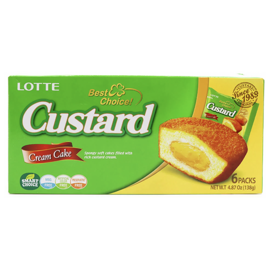 Lotte Custard Cream Cake Treat Box