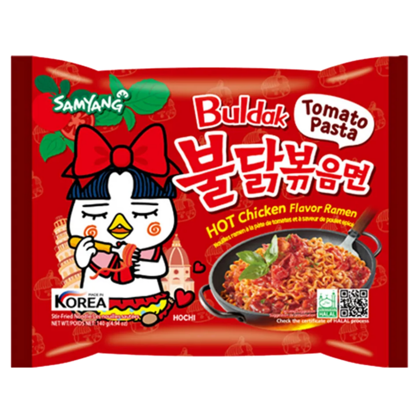 Samyang Tomato Pasta Buldak Hot Chicken Ramen Box
