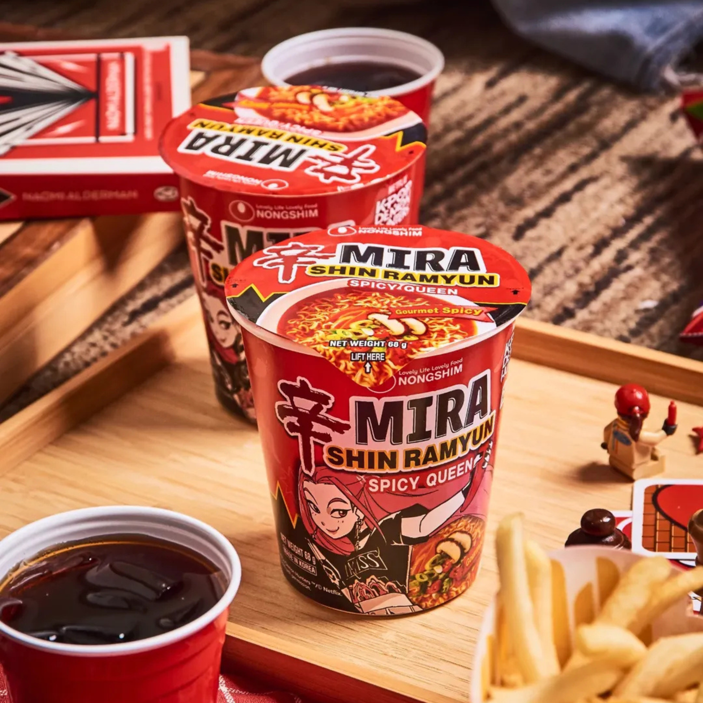 *Limited Edition* KPop Demon Hunters - Nongshim Shin Mira Spicy Queen Ramen Cup