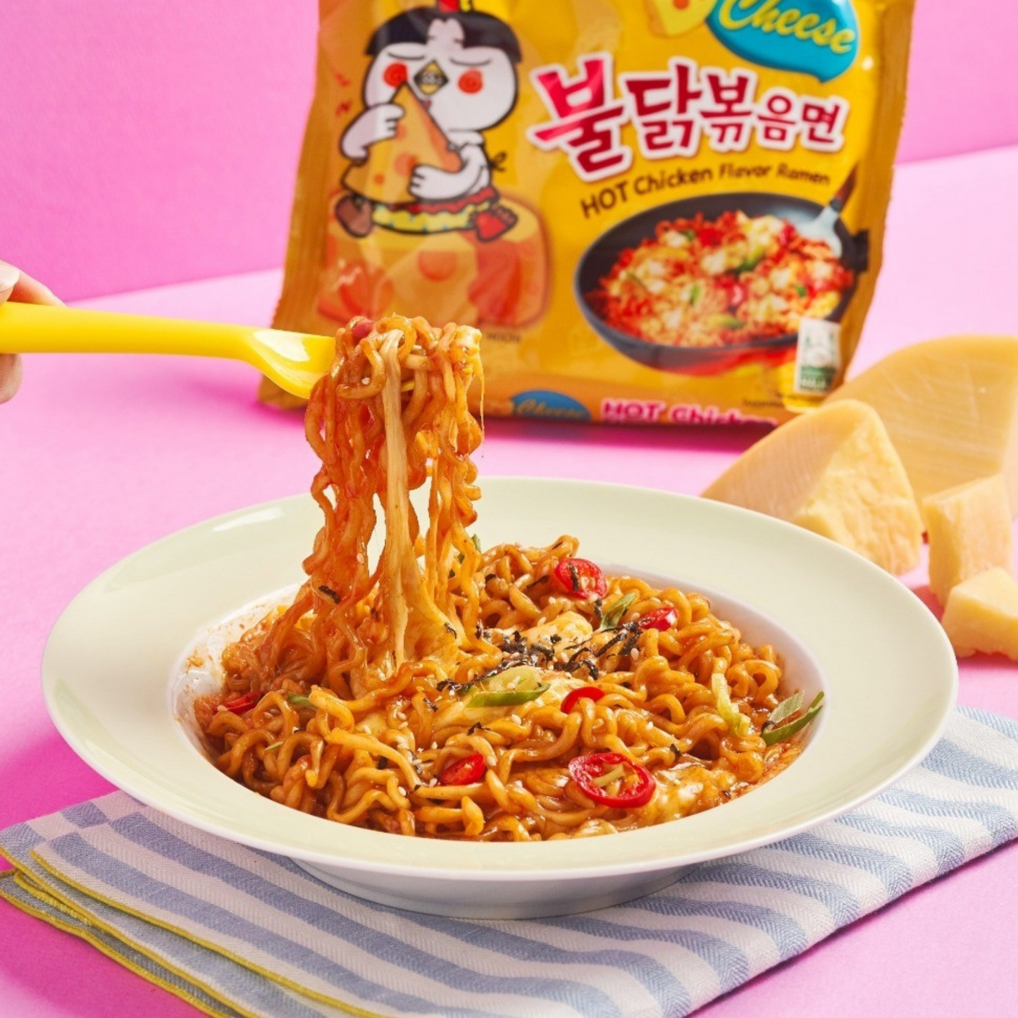 Samyang Cheese Buldak Hot Chicken Ramen - 5pk