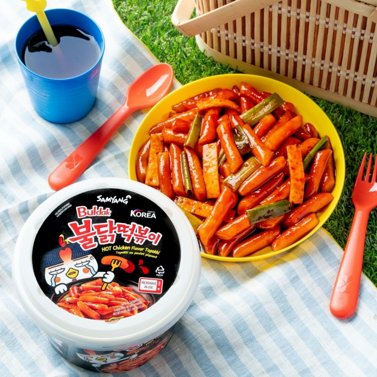 Samyang Original Buldak Hot Chicken Topokki Cup Box