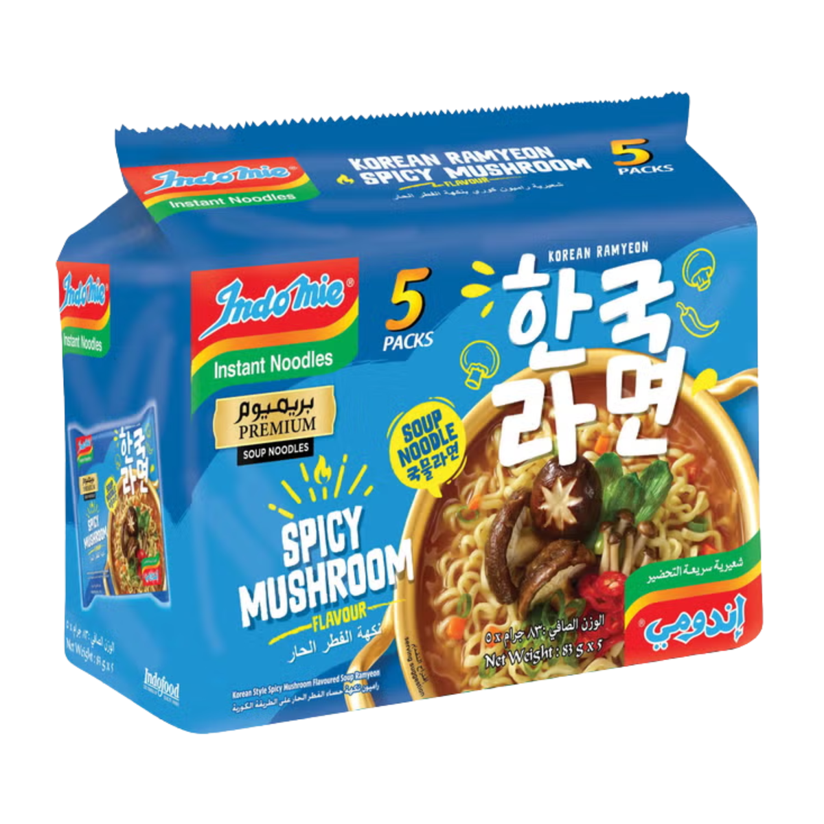 Indomie Spicy Mushroom Ramen - 5pk