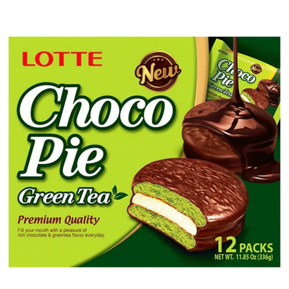 Lotte Green Tea Choco Pie Treat Box