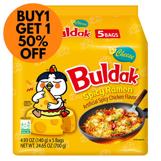 Samyang Cheese Buldak Hot Chicken Ramen - 5pk