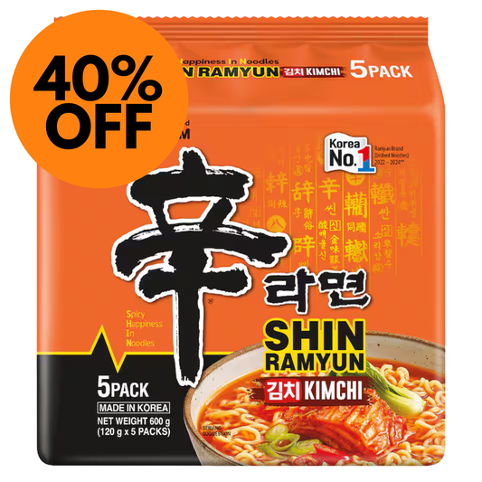 Nongshim Shin Kimchi Ramen - 5pk