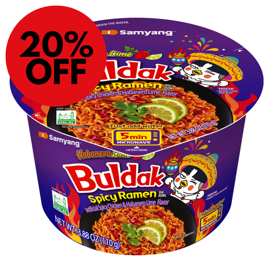 Samyang Habanero Lime Buldak Hot Chicken Ramen Cup Box