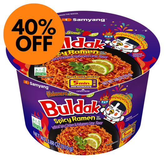 Samyang Habanero Lime Buldak Hot Chicken Ramen Cup Box