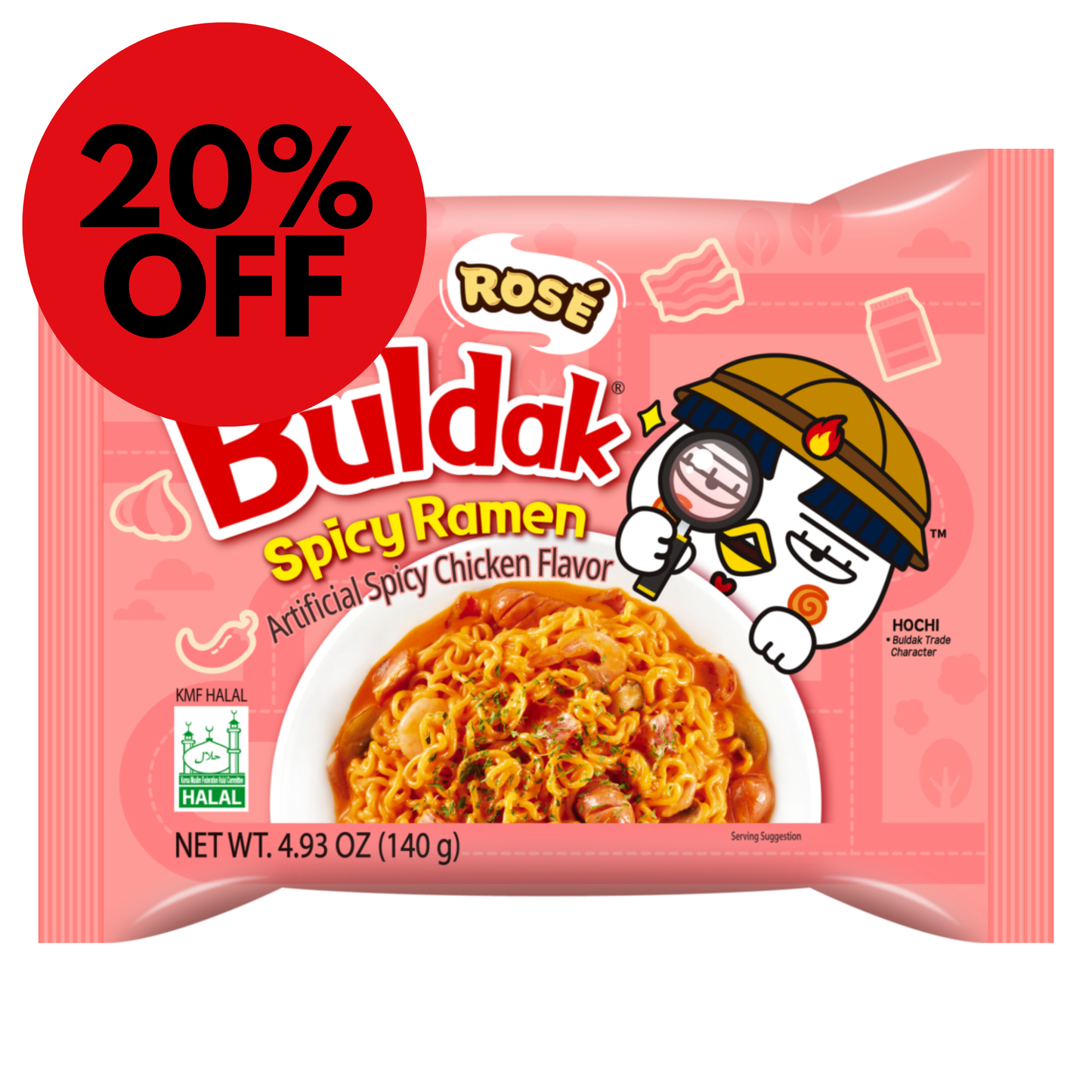 Samyang Rose Buldak Hot Chicken Ramen