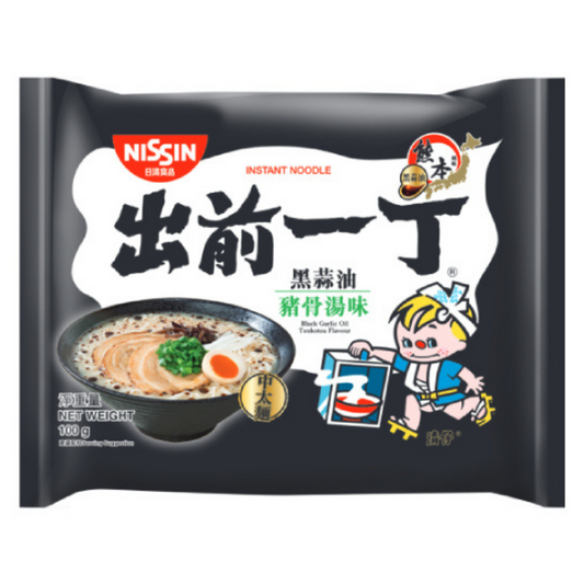 Nissin Black Garlic Oil Tonkotsu Ramen Box