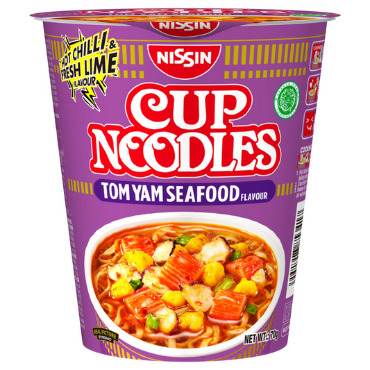 Nissin Tom Yum Ramen Cup Box