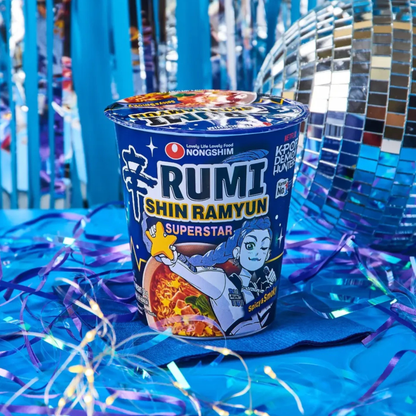 *Limited Edition* KPop Demon Hunters - Nongshim Shin Rumi Superstar Ramen Cup