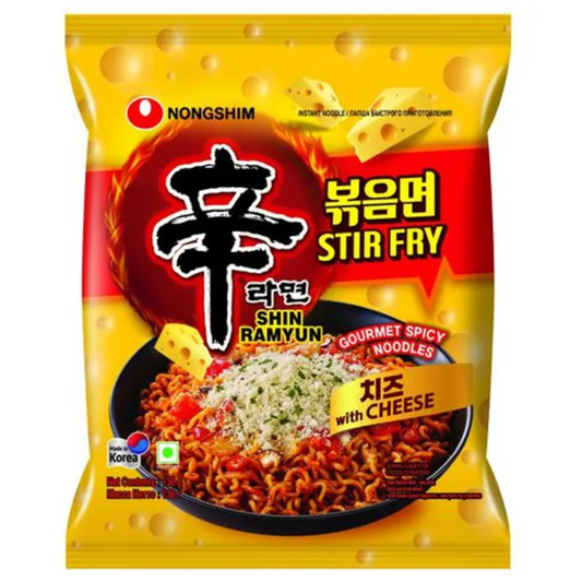 Nongshim Shin Ramyun With Cheese Stir Fry Ramen Box