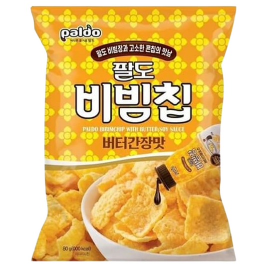 Paldo Bibim Butter Soy Sauce Chips
