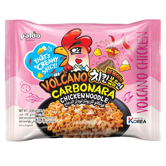 Paldo Carbonara Volcano Chicken Ramen