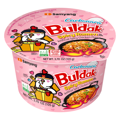 Samyang Carbonara Buldak Hot Chicken Ramen Cup Box