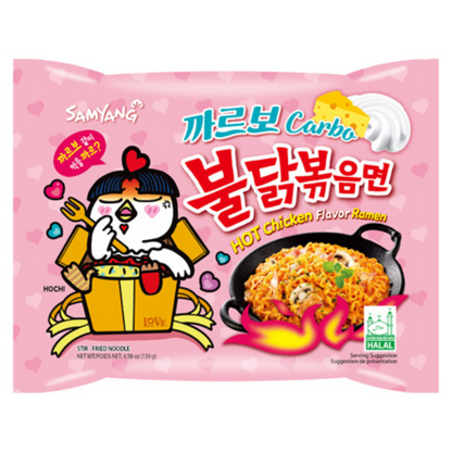 Samyang Carbonara Buldak Hot Chicken Ramen Box