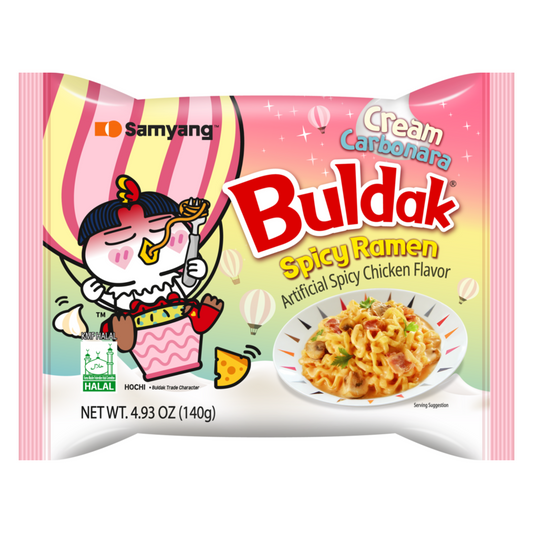 Samyang Cream Carbonara Buldak Hot Chicken Ramen