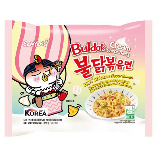 Samyang Cream Carbonara Buldak Hot Chicken Ramen