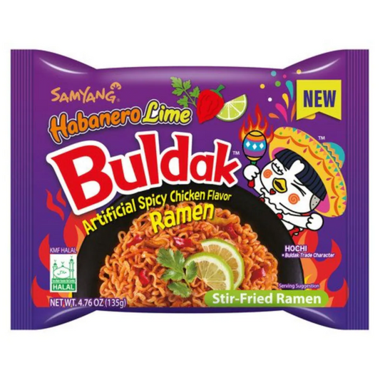 Samyang Habanero Lime Buldak Hot Chicken Ramen Box