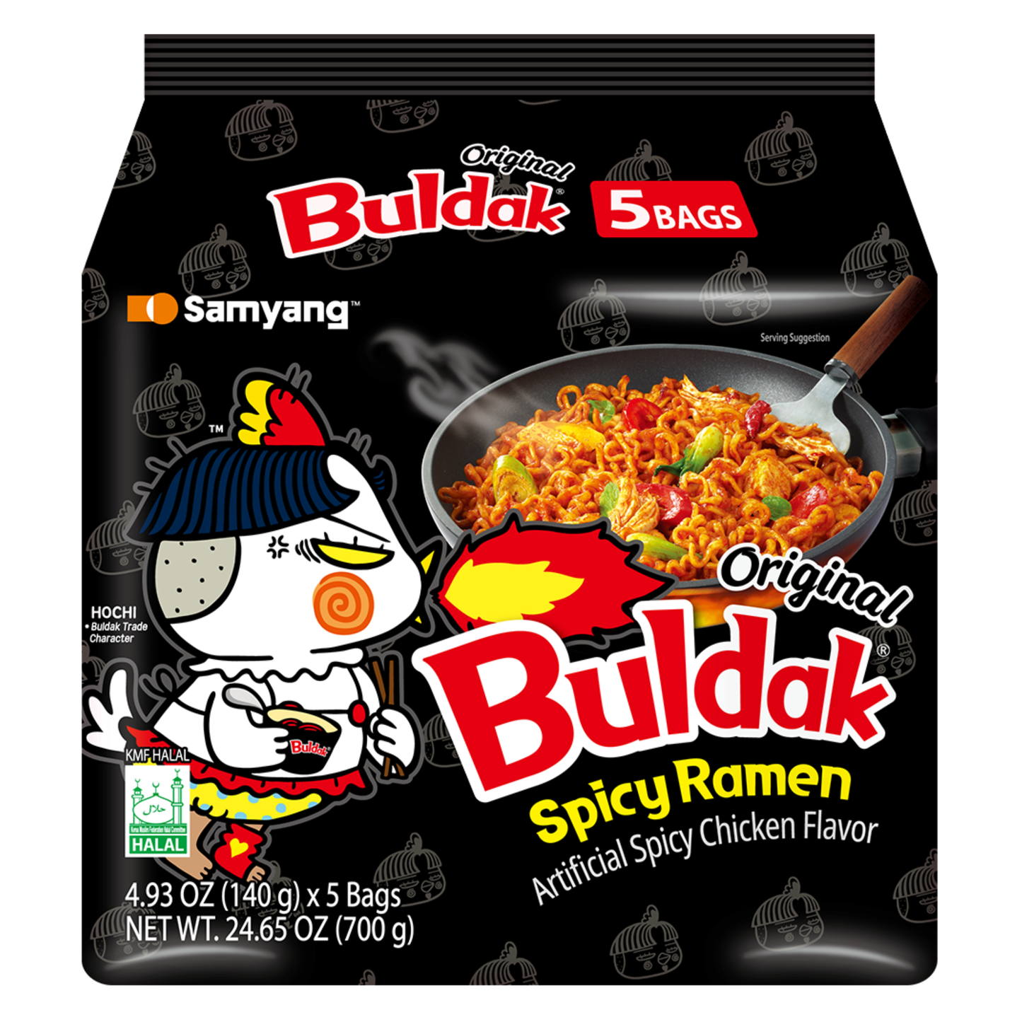 Samyang Original Buldak Hot Chicken Ramen - 5pk